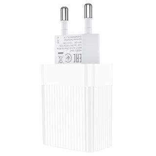 Cóc sạc nhanh QC3.0 BA47A Borofone - 1 cổng sạc chuẩn EU