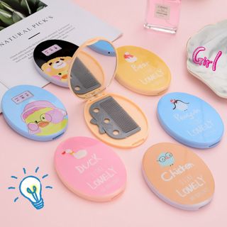 Gương mini kèm lược