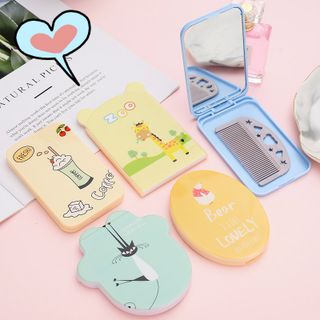 Gương mini kèm lược