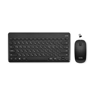 Combo bàn phím và chuột không dây kiểu dáng Mini Retro khoảng cách kết nối đến 20m - Mini Retro Keyboard + Mouse Actto KMC-03 giá sỉ
