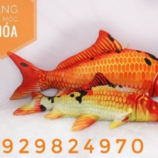 Cá nhồi bông 3d giá sỉ