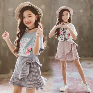Set đầm ROSE bé gái lớn, size đại, từ 15-45kg - có ảnh thật