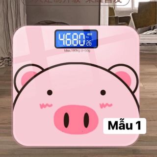 Cân điện tử Sạc tích điện hình lợn hồng giá sỉ​, giá bán buôn 89,000 - 98,000đ /cái