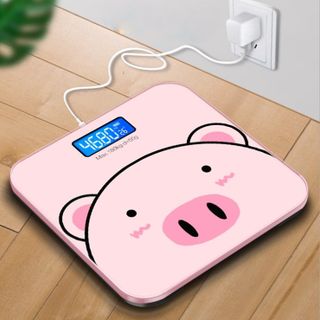 Cân điện tử Sạc tích điện hình lợn hồng giá sỉ​, giá bán buôn 89,000 - 98,000đ /cái