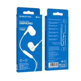 Tai nghe n​hét tai có dây BM51 Borofone kèm mic