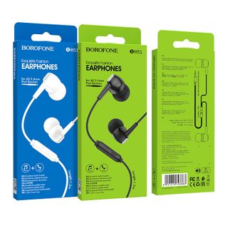 Tai nghe n​hét tai có dây BM51 Borofone kèm mic