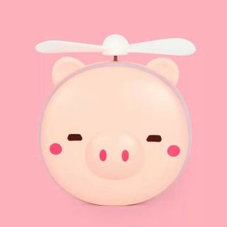 Quạt tích điện kèm gương