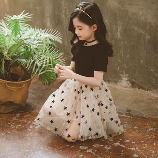 Đầm công chúa ngôi sao cho bé gái lớn, size đại, từ 15-45kg - kèm ảnh thật