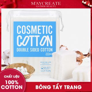 Bông Tẩy Trang Ba Lớp COTTON Mềm Mịn Dai 222 miếng P03N
