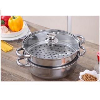 Nồi hấp 2 tầng size 28cm