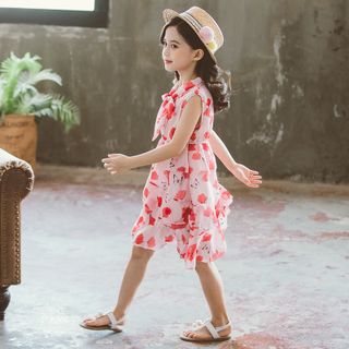 Set đầm voan cho bé gái lớn, size đại, từ 15-45kg - mẫu 2