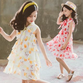Set đầm voan cho bé gái lớn, size đại, từ 15-45kg - mẫu 2