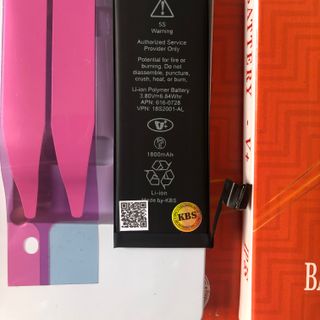 PIN IPHONE 5S DUNG LƯỢNG CAO V+ 1800mAh BẢO HÀNH 18 THÁNG 1 DỔI 1