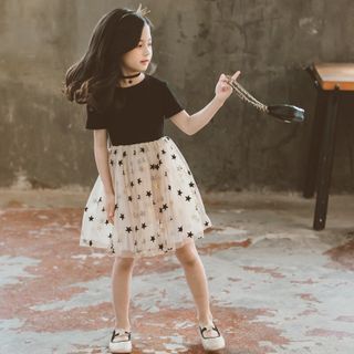 Đầm công chúa ngôi sao cho bé gái lớn, size đại, từ 15-45kg - kèm ảnh thật