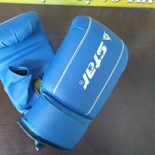 Găng đấm bao cát sáp màu xanh loại tốt V.STAR