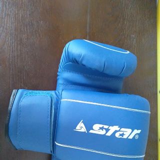 Găng đấm bao cát sáp màu xanh loại tốt V.STAR