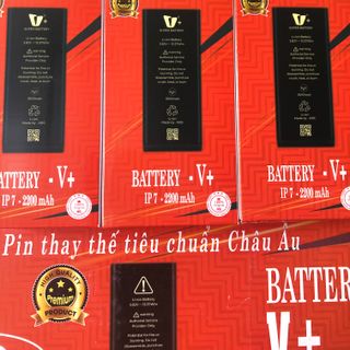 PIN IPHONE 7 DUNG LƯỢNG CAO V+ 2200mAh BẢO HÀNH 18 THÁNG 1 ĐỔI 1