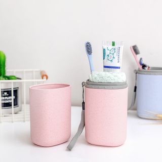 Cốc đựng bàn chải lúa mạch