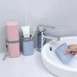 Cốc đựng bàn chải lúa mạch