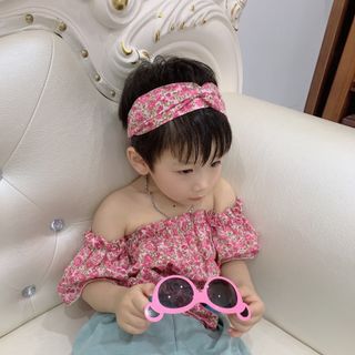 Đầm bé gái - sét rơi sành điệu kèm turban