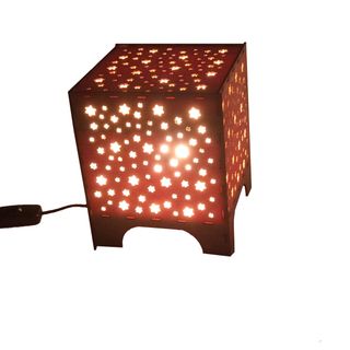 Hộp đèn ngủ DIY hộp gỗ 001