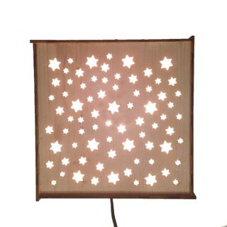 Hộp đèn ngủ DIY hộp gỗ 001