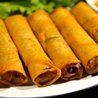 Chả giò nấm chay mối đen