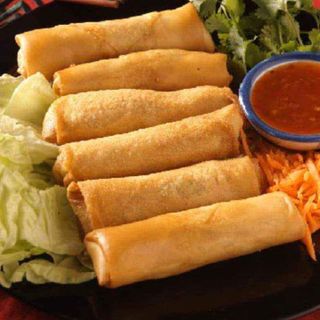 Chả giò nấm chay mối đen