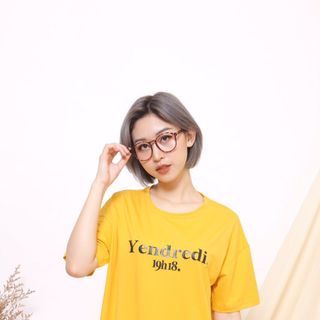 Đầm Maxi cotton suông in chữ xịn xò