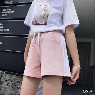 Quần short nữ vải cotton mềm mại, giá xả kho - MÀU HỒNG