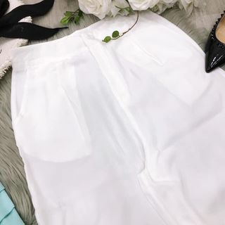 Set áo nhúng vạy chéo - quần suông