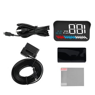 Thiết bị hiển thị tốc độ ô tô HUD M7, kết nối OBD2 + USB, cảnh báo tốc độ