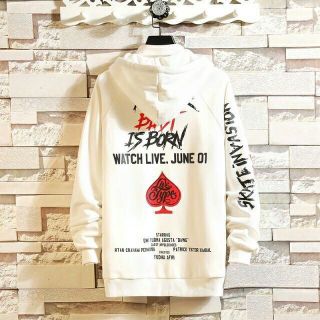 ÁO HOODIE THỜI TRANG NAM NỮ IN LÁ BÀI NỈ NGOẠI