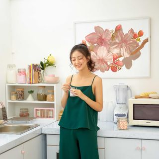 Áo dây, quần dài (phom quần Cullotes ống rộng) giá sỉ​, giá bán buôn
