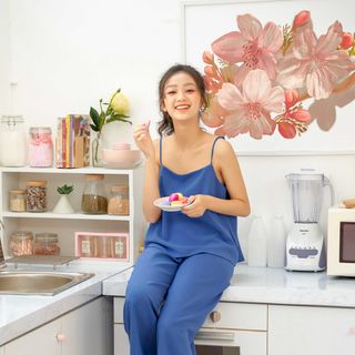 Áo dây, quần dài (phom quần Cullotes ống rộng) giá sỉ​, giá bán buôn