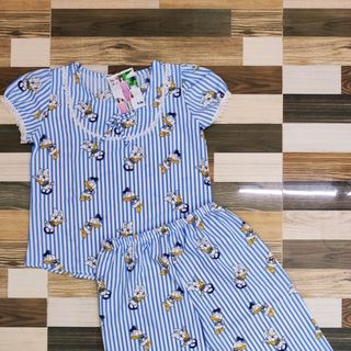 Đồ bộ Pijama lụa VN cao cấp Donald quần lở giá sỉ, giá bán buôn giá sỉ