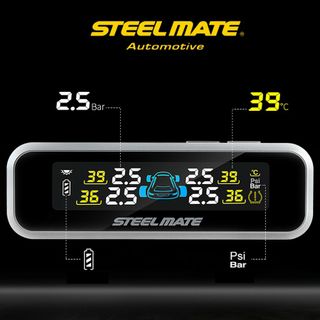 Cảm biến áp suất lốp ô tô Steelmate E3 van mẫu 2020 ngoài