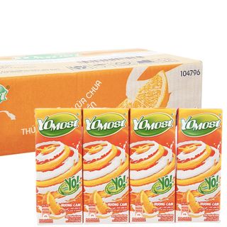 Sữa chua uống Yomost Cam hộp 170 ml Thùng 48 hộp giá sỉ