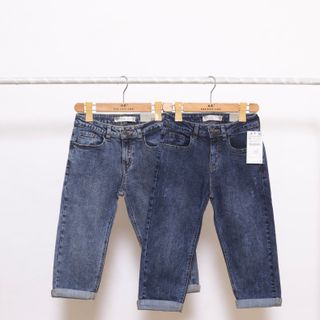 Quần Ngố xước xanh khói