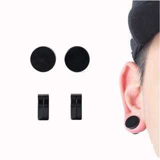 Bông tai nam châm Unisex phong cách Hàn Quốc, không cần xỏ lỗ
