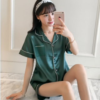 SET PIJAMA LỤA - ÁO CỘC QUẦN ĐÙI - THỜI TRANG CAO CẤP