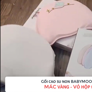 Gối cao su non Babymoov hàng Qc bán buôn Giá siêu rẻ. Mác vàng và Vỏ hộp đầy đủ