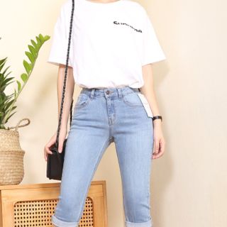 Quần ngố jeans nữ