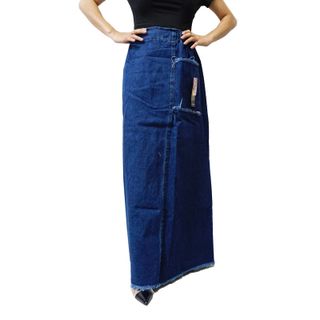 Váy Chống Nắng Jean Họa Tiết Giả Rách Kiểu Truyền Thống Nút Bấm