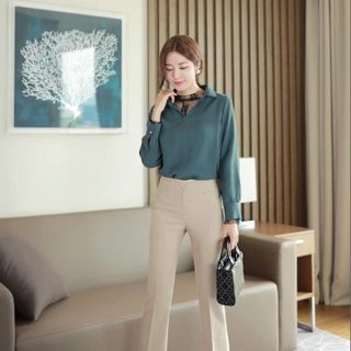 QUẦN ỐNG LOE THỜI TRANG CHẤT TUYẾT MƯA