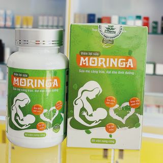 VIÊN LỢI SỮA MORINGA - Đặc Trị Ít Sữa, Mất Sữa - Tặng kèm Ngũ cốc 20 loại hạt 200gr