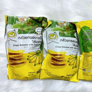 Chuối sấy kẹp me Thái Lan 90gram giá sỉ