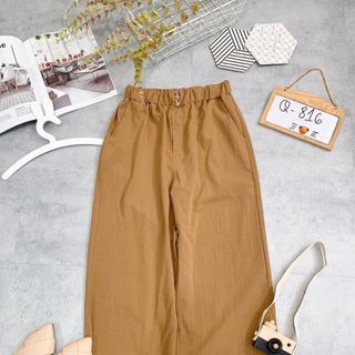 Quần ống rộng 2 nút