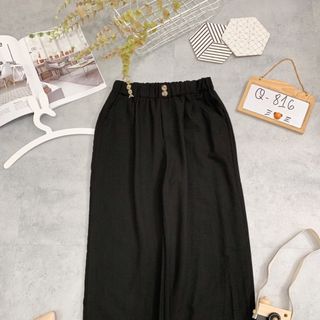Quần ống rộng 2 nút