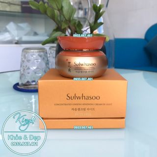 Kem Dưỡng Da Sulwhasoo Concentrated Ginseng Renewing Cream EX Light 60ml giá sỉ